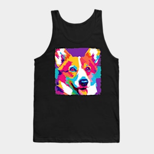 Pembroke Welsh Corgi Pop Art - Dog Lover Gifts Tank Top